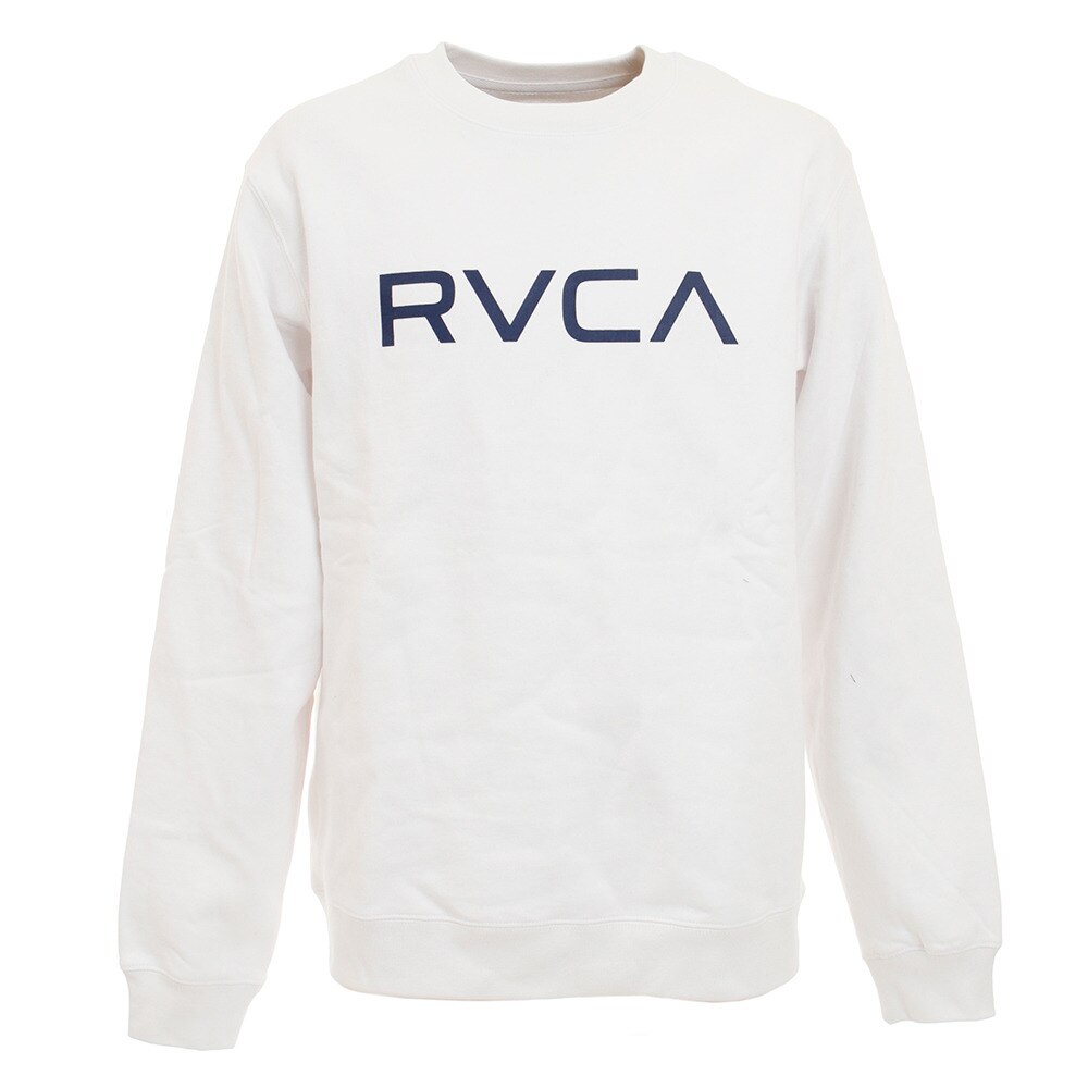 ＜スーパースポーツ ゼビオ＞ BIG RVCA CREW トレーナー AJ042001 WHT オンライン価格画像