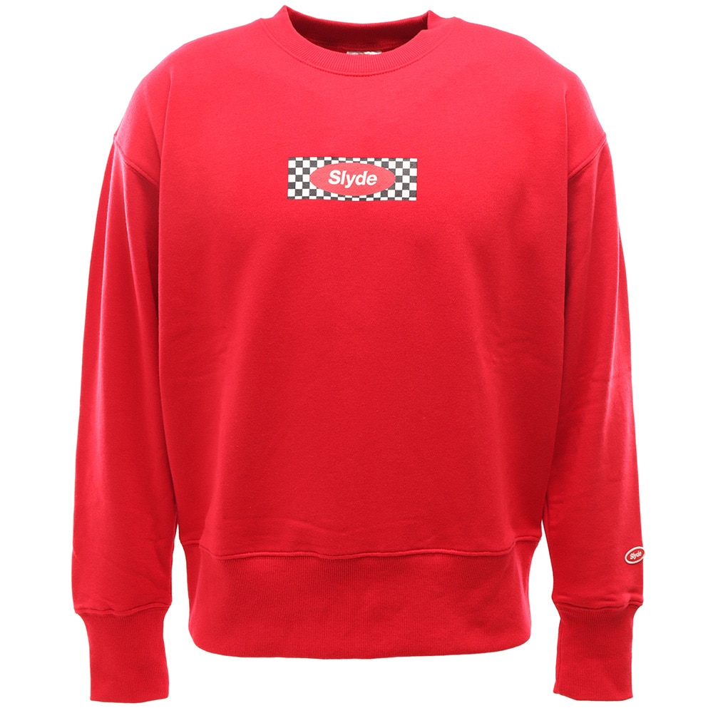 ボックスロゴ スウェット クルーネック sl202001003-RED