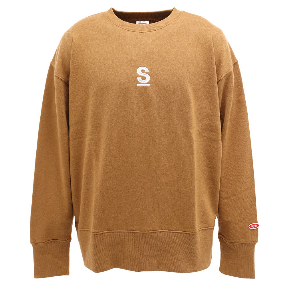 Sロゴ スウェットクルーシャツ sl202002101-BEG