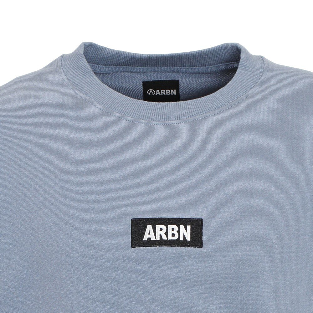 エーアールビーエヌ（ARBN）（メンズ）BOX ロゴ クルーネックスウェット ARBN21aw-007-D.BLU★★★