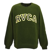 ルーカ（RVCA）（メンズ）長袖 トップス プルオーバー HAV グリーン クルーネックトレーナー BB042009 ABG