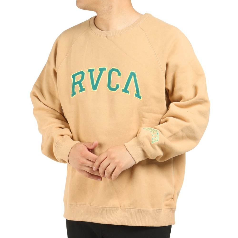 【希少】RVCA プルオーバーパーカー ベージュ　Mサイズ