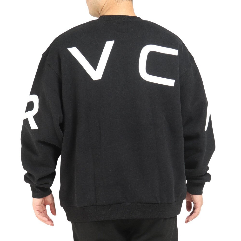 ルーカ（RVCA）（メンズ）ビッグシルエット プルオーバー FAKE RVCA CREW トレーナー BC042042 BLK