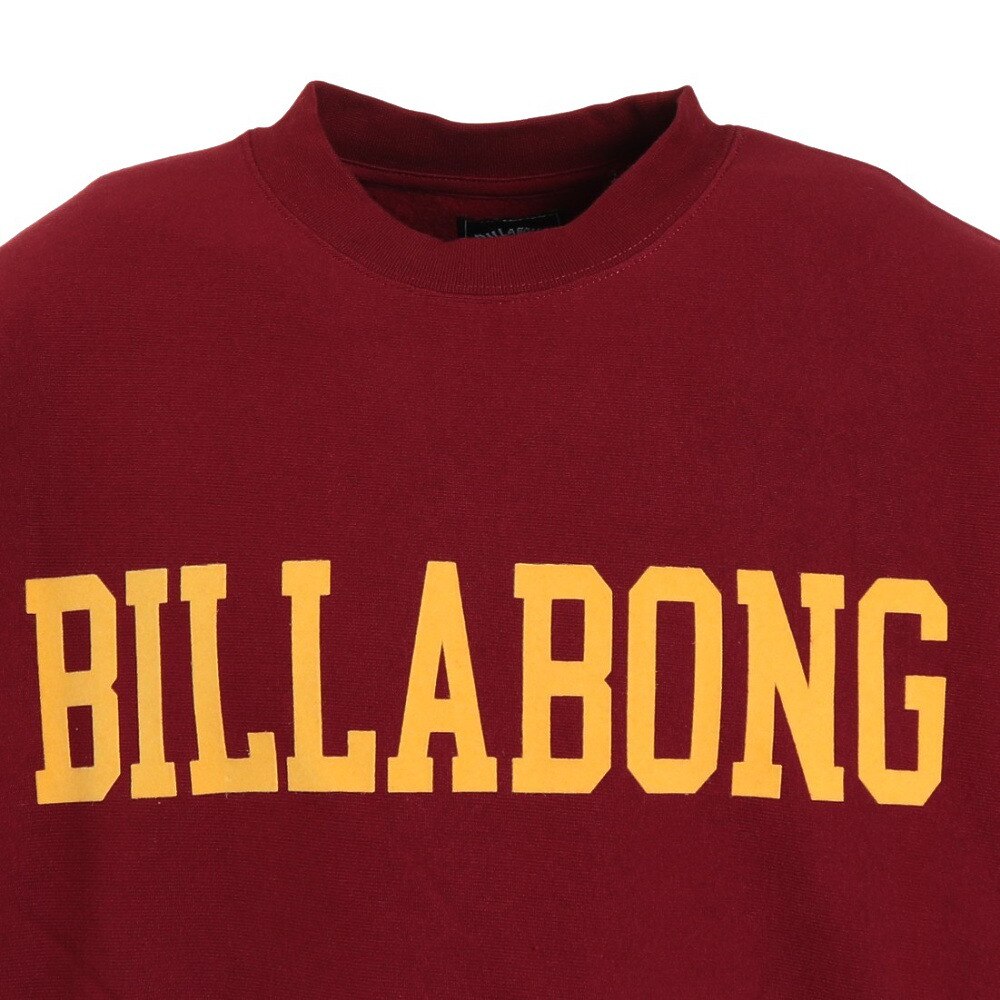 ビラボン（BILLABONG）（メンズ）COLLEGE LOGO トレーナー BC012006 BUR