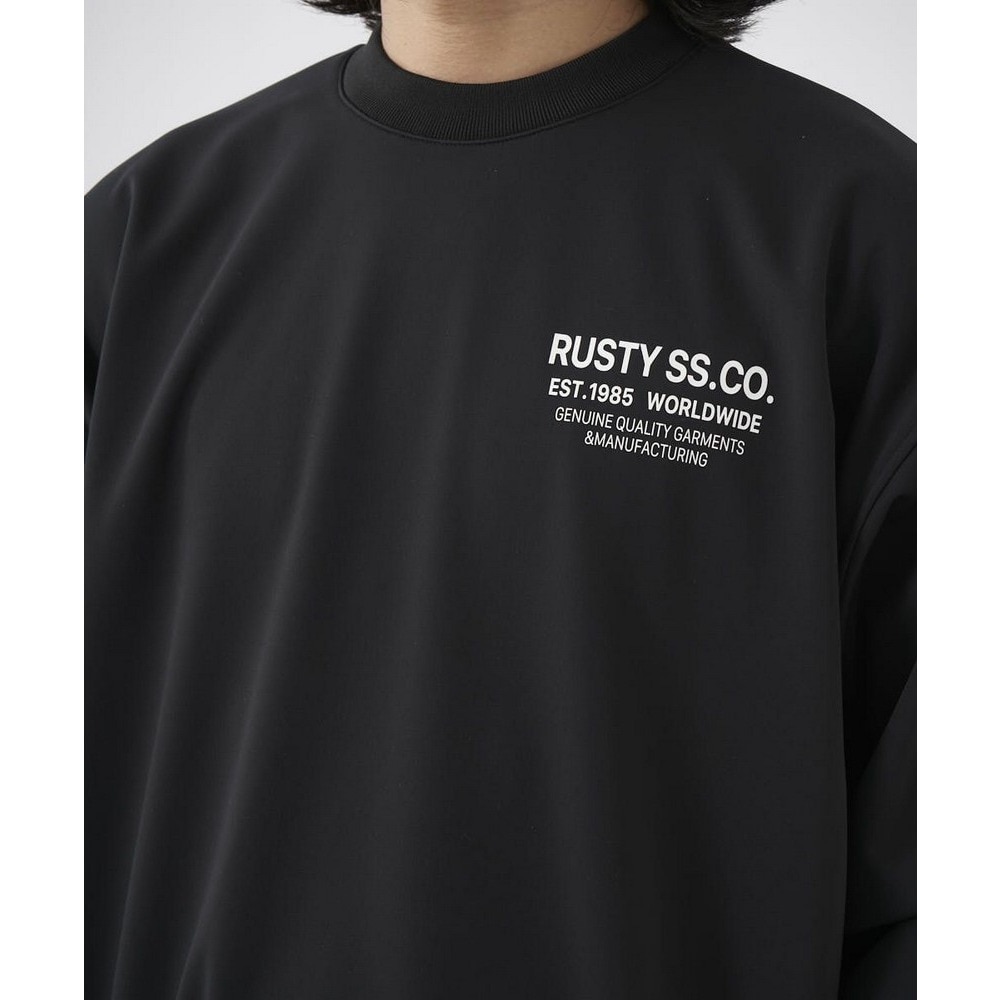 ラスティ（RUSTY）（メンズ、レディース）ユニセックス ボンディングスウェット 932006BLK