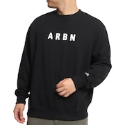 エアボーン（ARBN）（メンズ）長袖Tシャツ メンズ  バックプリント LSCN FLOGO BKCPT AB2022AWMAPP006BLK