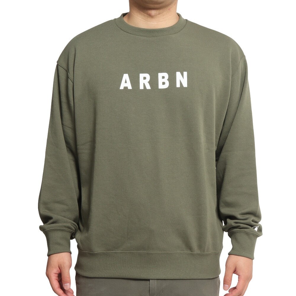 エアボーン（ARBN）（メンズ）長袖Tシャツ メンズ バックプリント LSCN FLOGO BKCPT AB2022AWMAPP006KHK