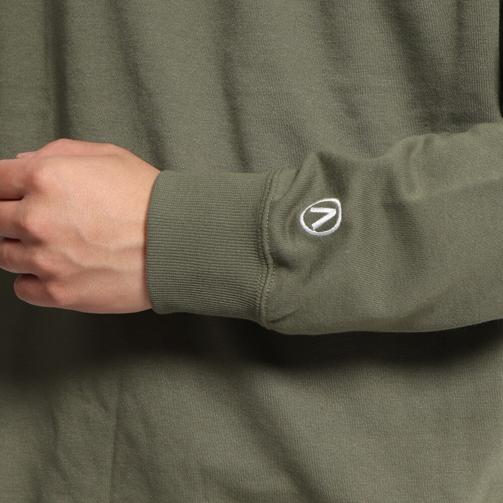 エアボーン（ARBN）（メンズ）長袖Tシャツ メンズ バックプリント LSCN FLOGO BKCPT AB2022AWMAPP006KHK