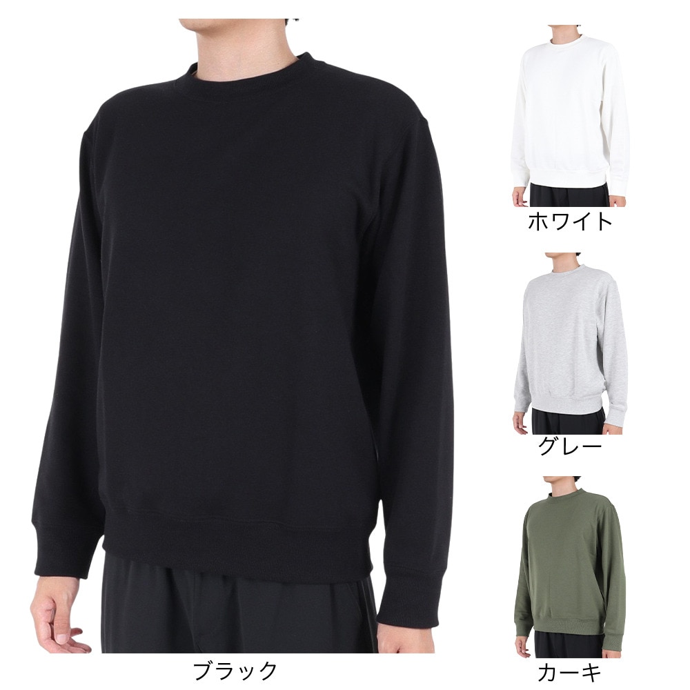 スライド（SLYDE）（メンズ）トレーナー メンズ クルースウェットシャツ SL2023AW-SWT001WHT