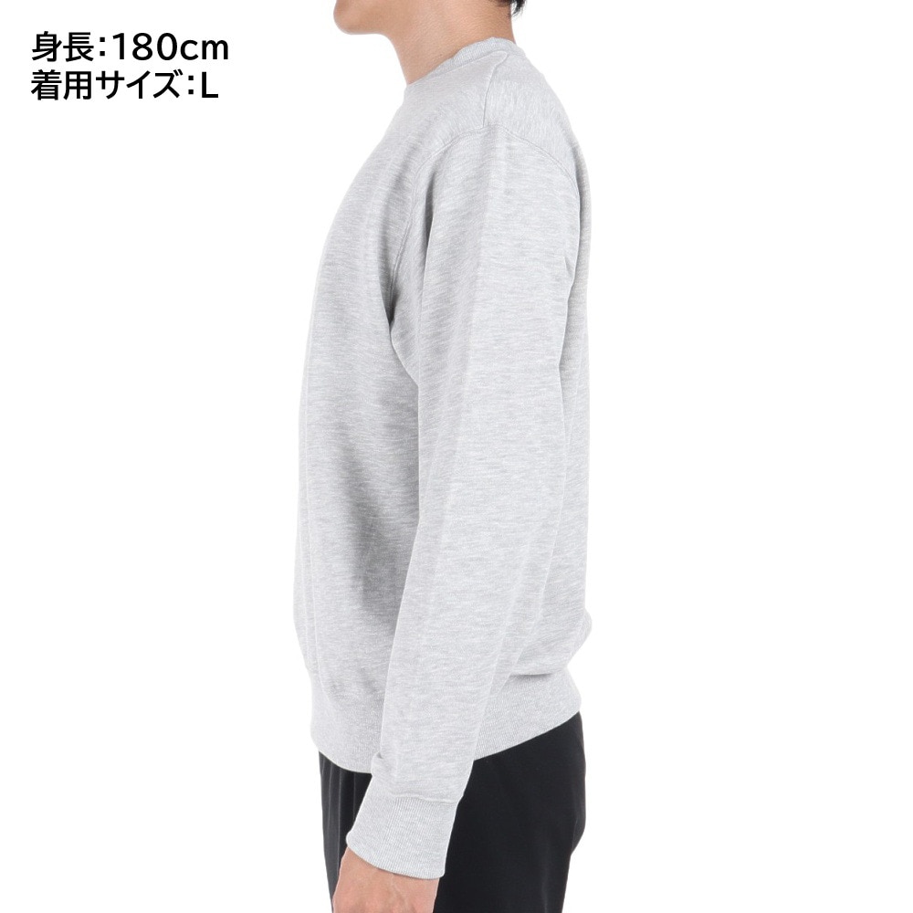 スライド（SLYDE）（メンズ）トレーナー メンズ クルースウェットシャツ SL2023AW-SWT001GRY