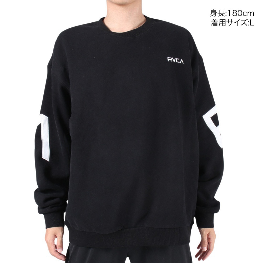 ルーカ（RVCA）（メンズ）FAKE RVCA CR トレーナー BD042150 BLK