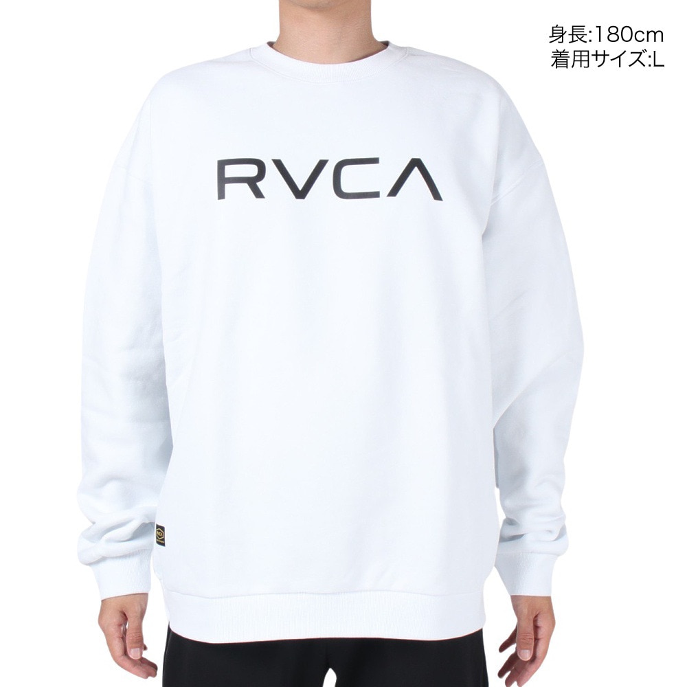 ルーカ（RVCA）（メンズ）BIG RVCA CR トレーナー BD042151 WHT
