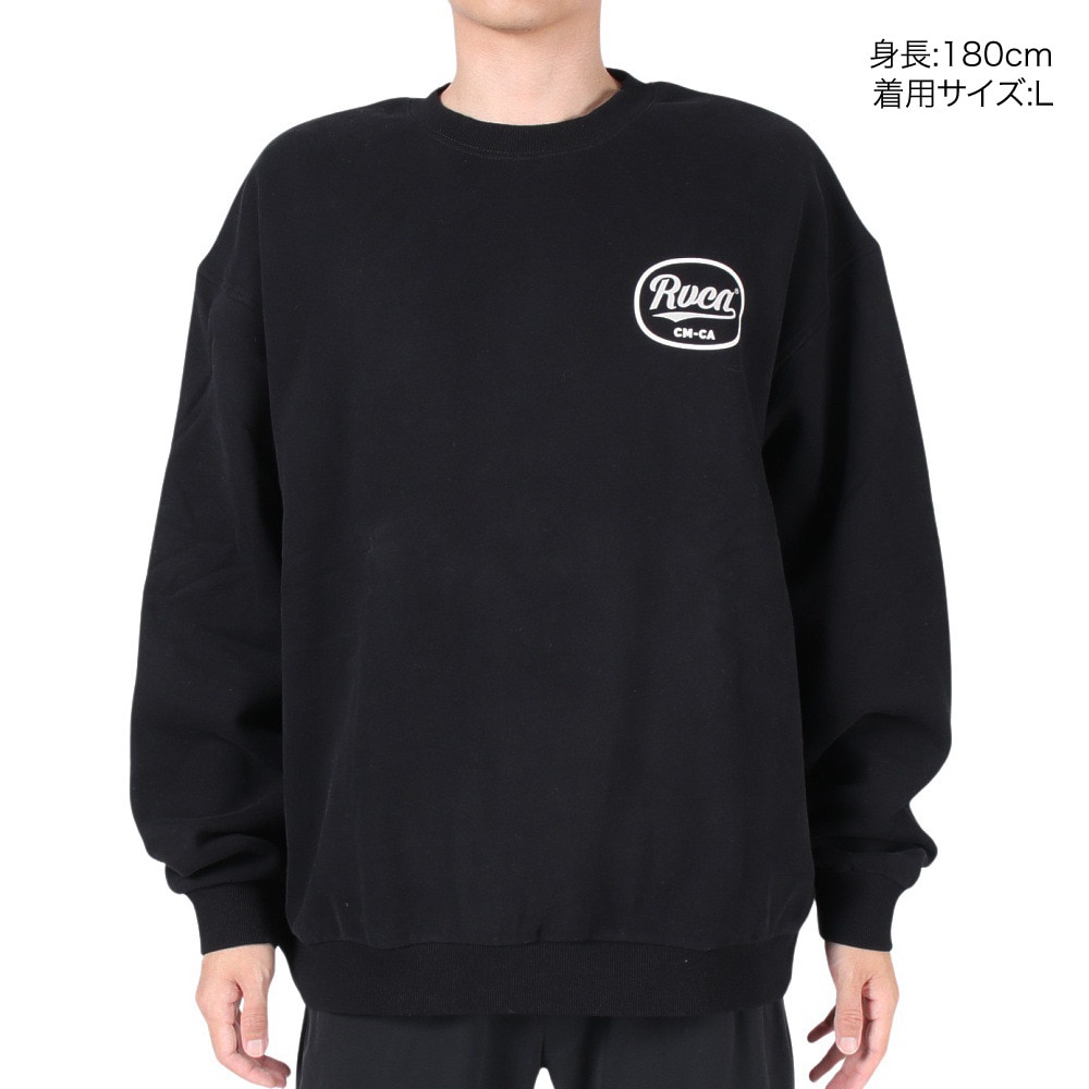 ルーカ（RVCA）（メンズ）PANTERO CR トレーナー BD042152 BLK