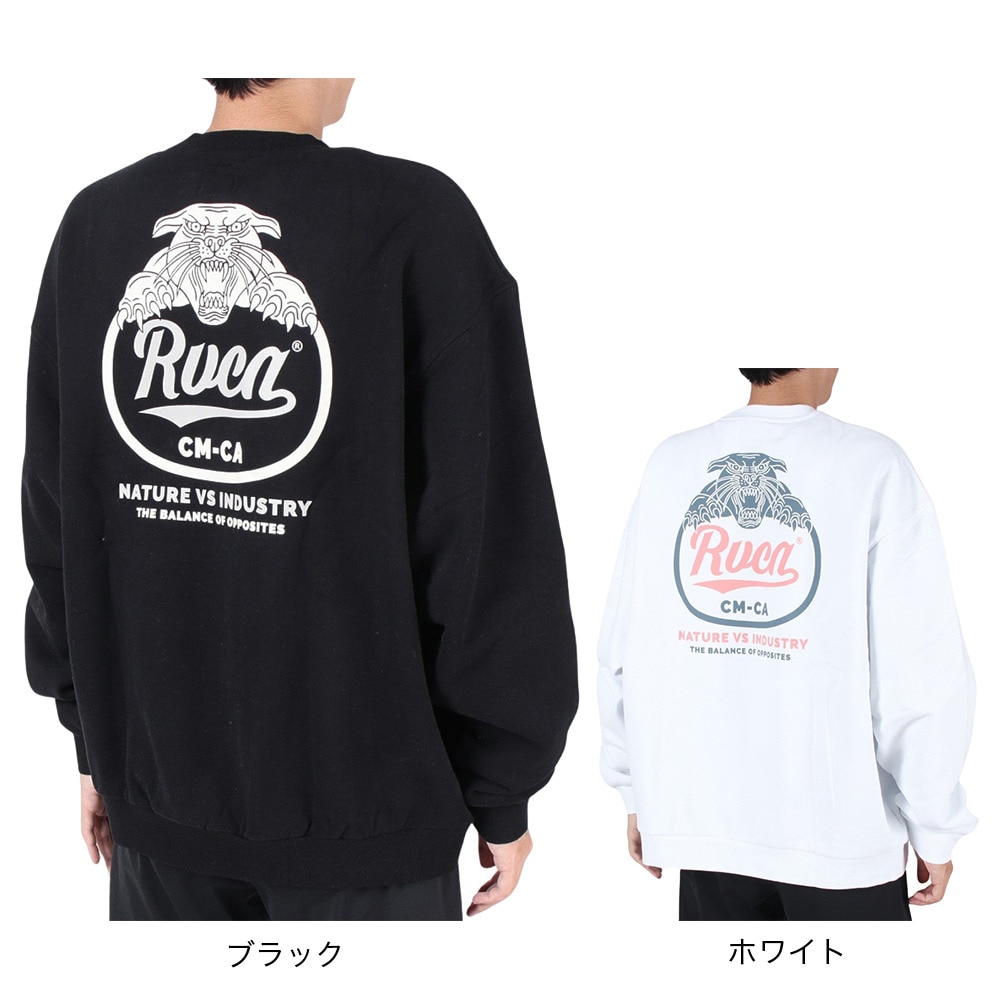 ルーカ（RVCA）（メンズ）PANTERO CR トレーナー BD042152 WHT