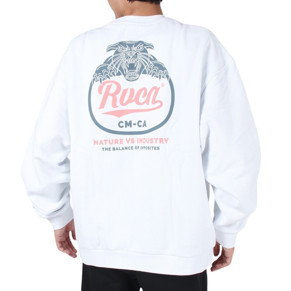 RVCA ルーカ スウェット M WHT BD042152 - スウェット