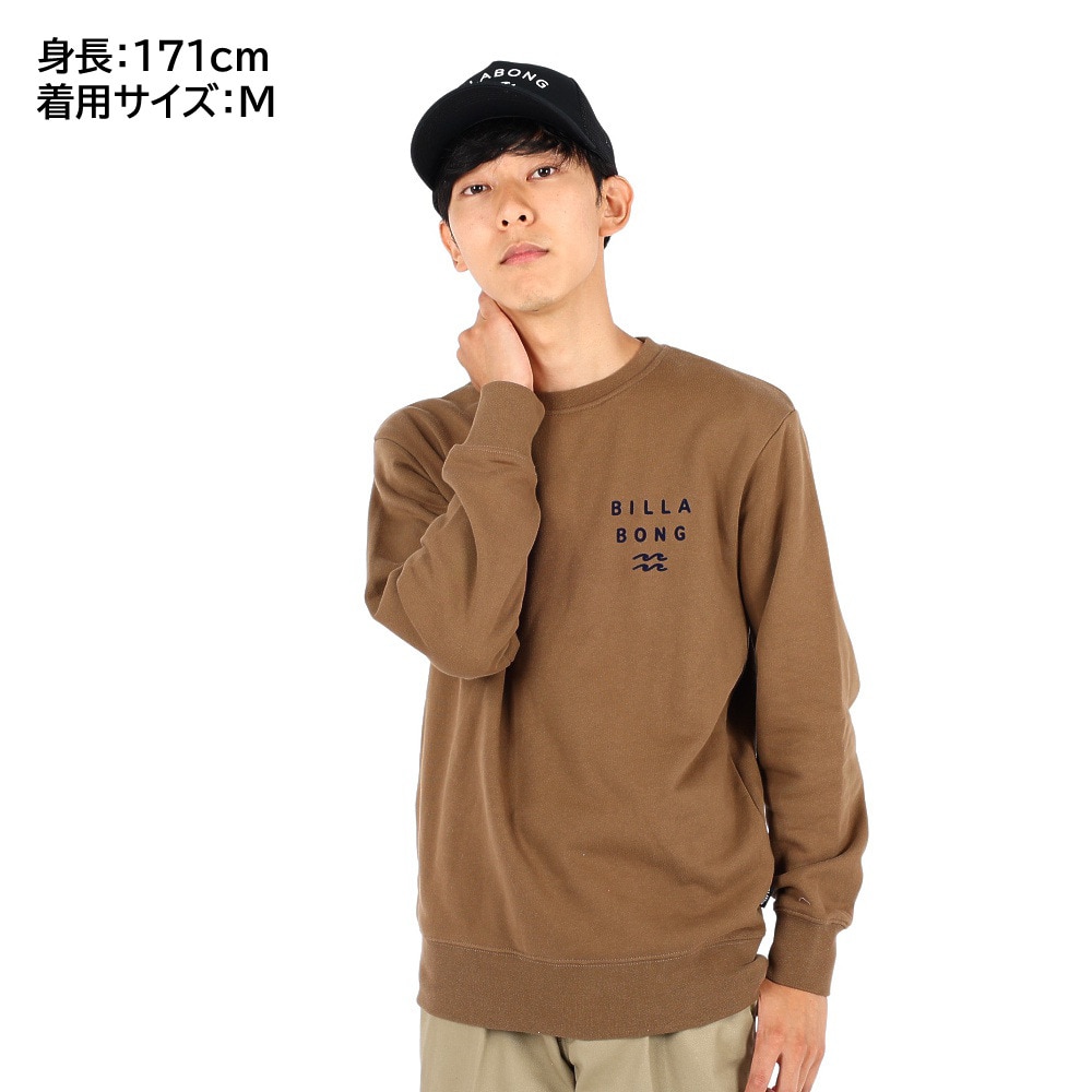ビラボン（BILLABONG）（メンズ）ONE TIME トレーナー BD012008 MOC