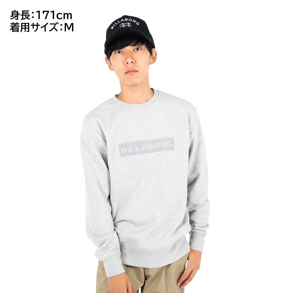 ビラボン（BILLABONG）（メンズ）BOX トレーナー BD012009 GRH