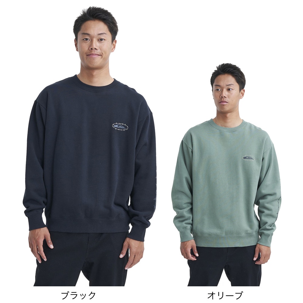 クイックシルバー（Quiksilver）（メンズ）スウェット プルオーバー MIKEY CREW 23FWQPO234056OLV