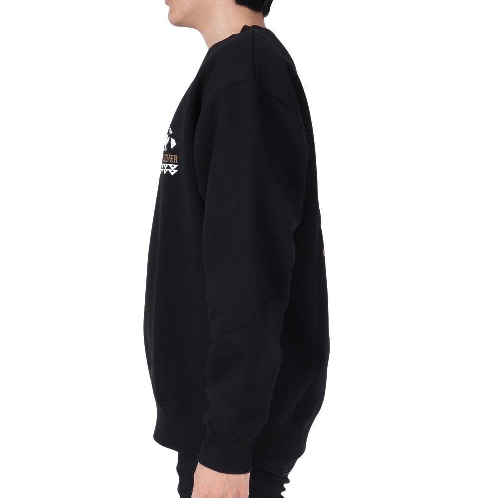 クイックシルバー（Quiksilver）（メンズ）クルースウェット NATURAL RESOURCES 23FWQPO234602YBLK