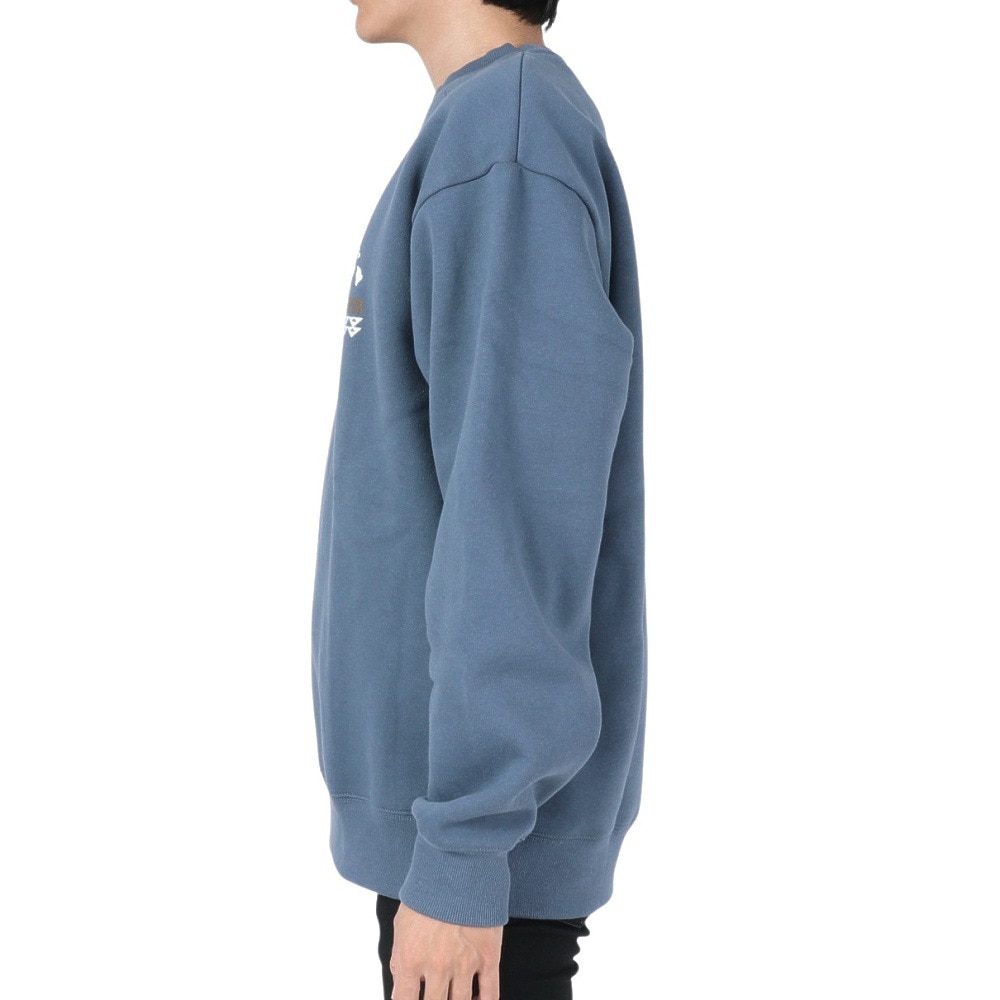 クイックシルバー（Quiksilver）（メンズ）クルースウェット NATURAL RESOURCES 23FWQPO234602YBLU