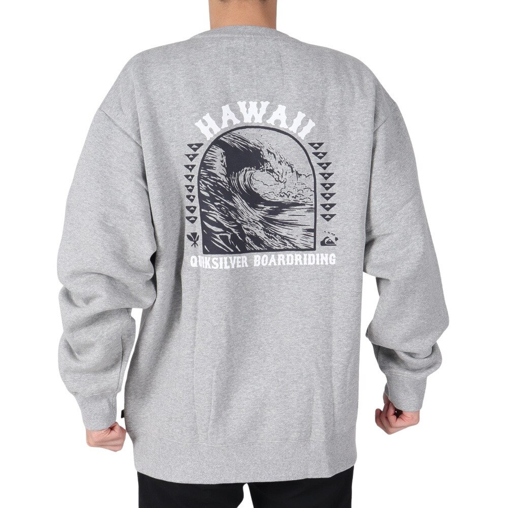 クイックシルバー（Quiksilver）（メンズ）クルースウェット NATURAL RESOURCES 23FWQPO234602YHTR