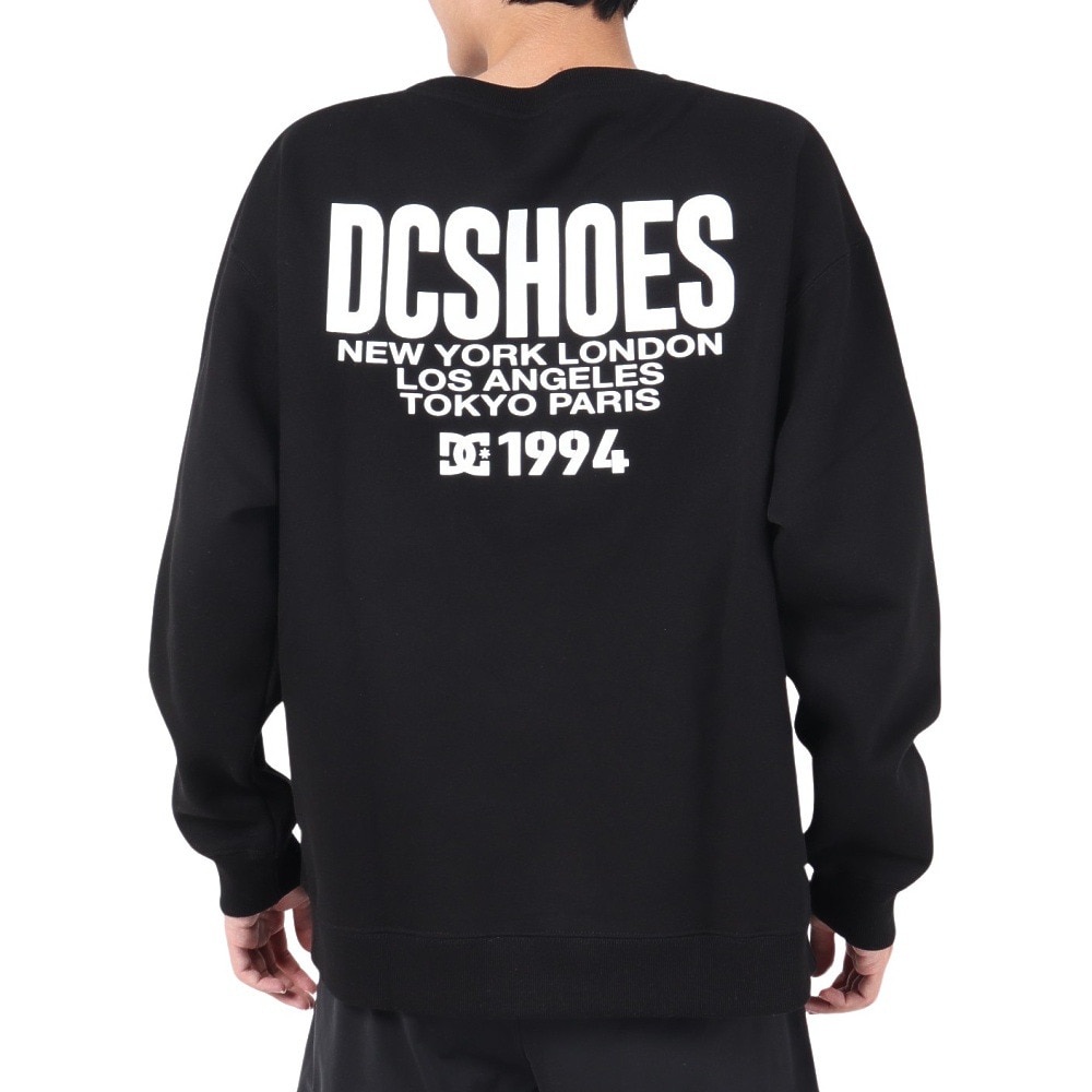 ディーシーシューズ（DC SHOES）（メンズ）HOT SPOTS CREW スウェットシャツ 23FWDPO234084YBLK