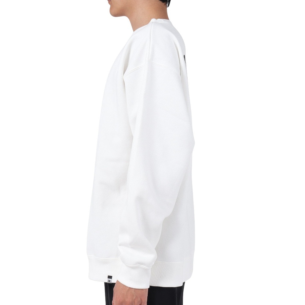 ディーシーシューズ（DC SHOES）（メンズ）HOT SPOTS CREW スウェットシャツ 23FWDPO234084YWHT