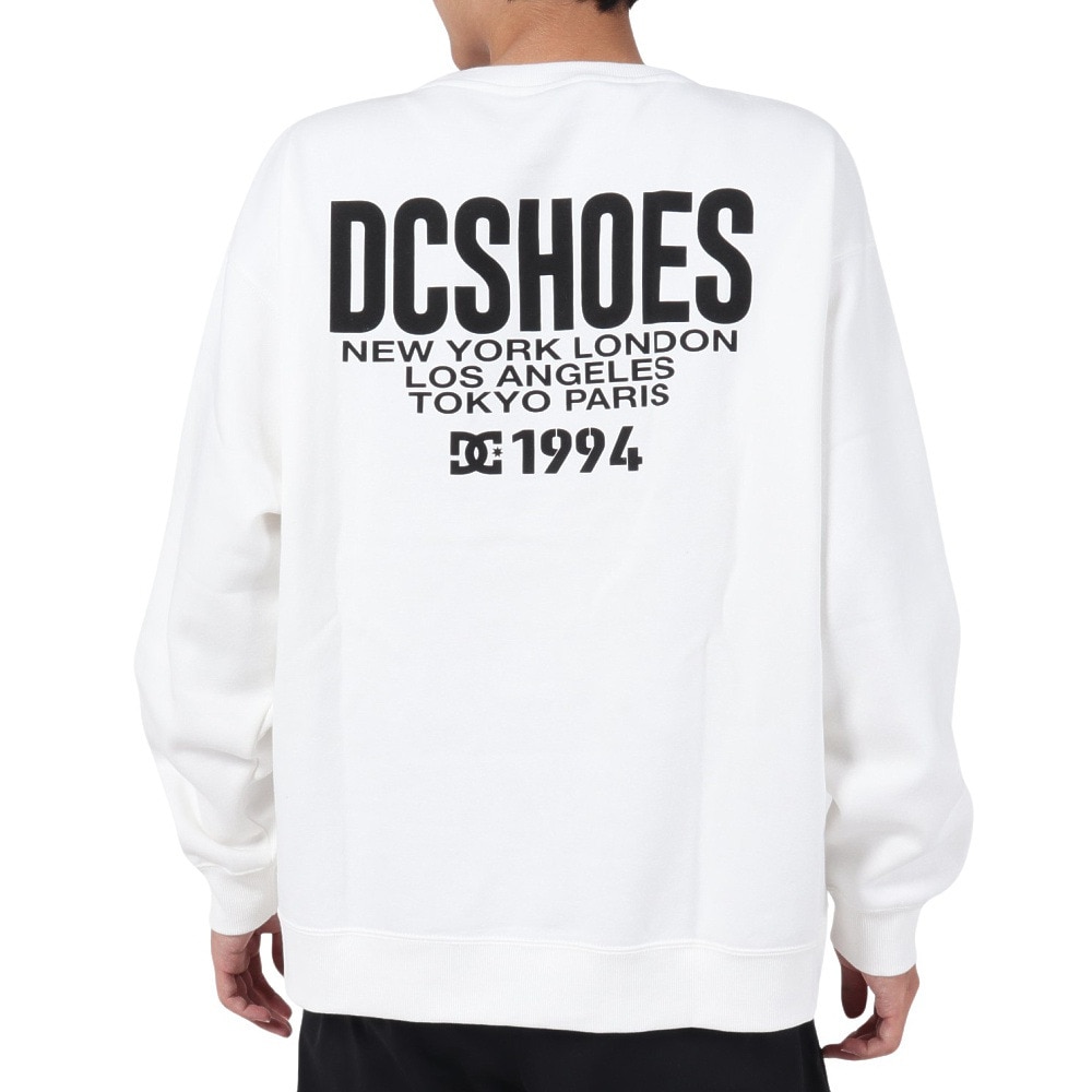 ディーシーシューズ（DC SHOES）（メンズ）HOT SPOTS CREW スウェットシャツ 23FWDPO234084YWHT