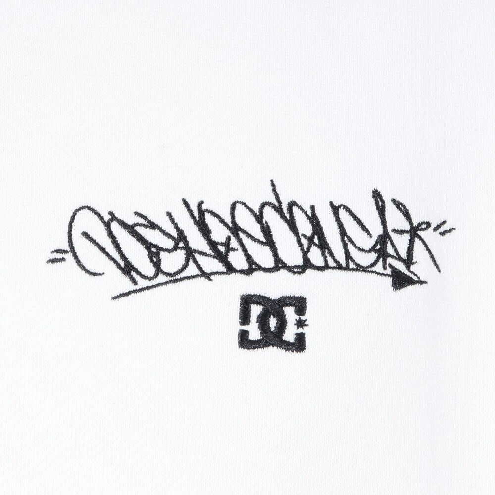 ディーシーシューズ（DC SHOES）（メンズ）GRAFFITI ハーフジップ スウェットシャツ 23FWDPO234085YWHT