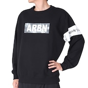 エアボーン（ARBN）（メンズ）スウェットシャツ 長袖 クルー AB23FWM-APP412BLK