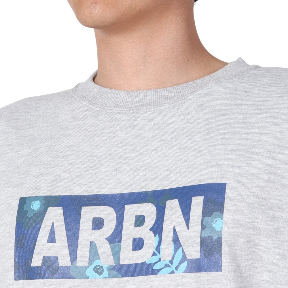 エアボーン（ARBN）（メンズ）スウェットシャツ 長袖 クルー AB23FWM-APP412LGRY