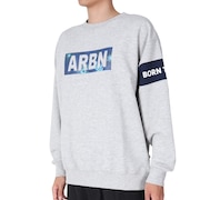 (メンズ)スウェットシャツ 長袖 クルー AB23FWM-APP412