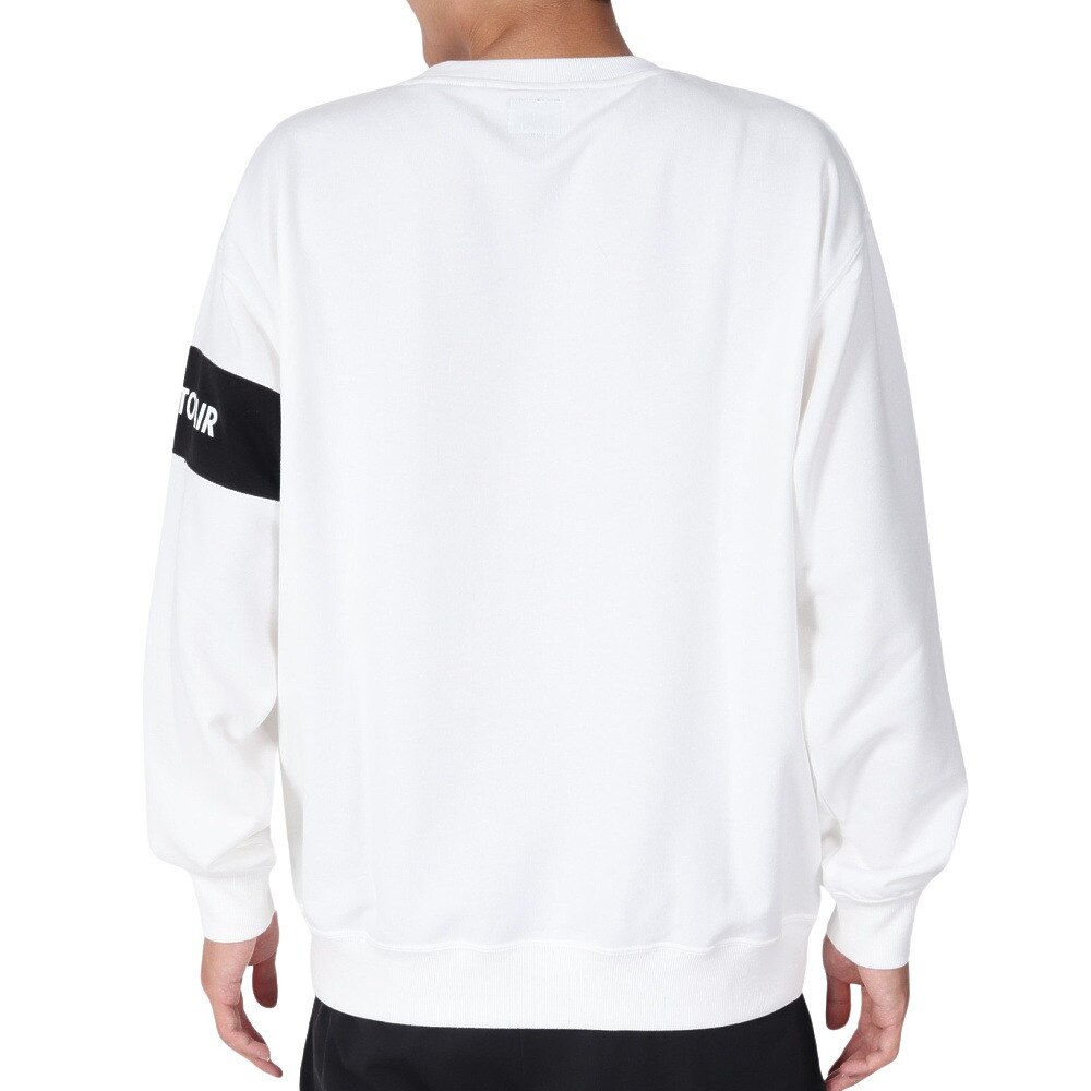 エアボーン（ARBN）（メンズ）スウェットシャツ 長袖 クルー AB23FWM-APP412WHT