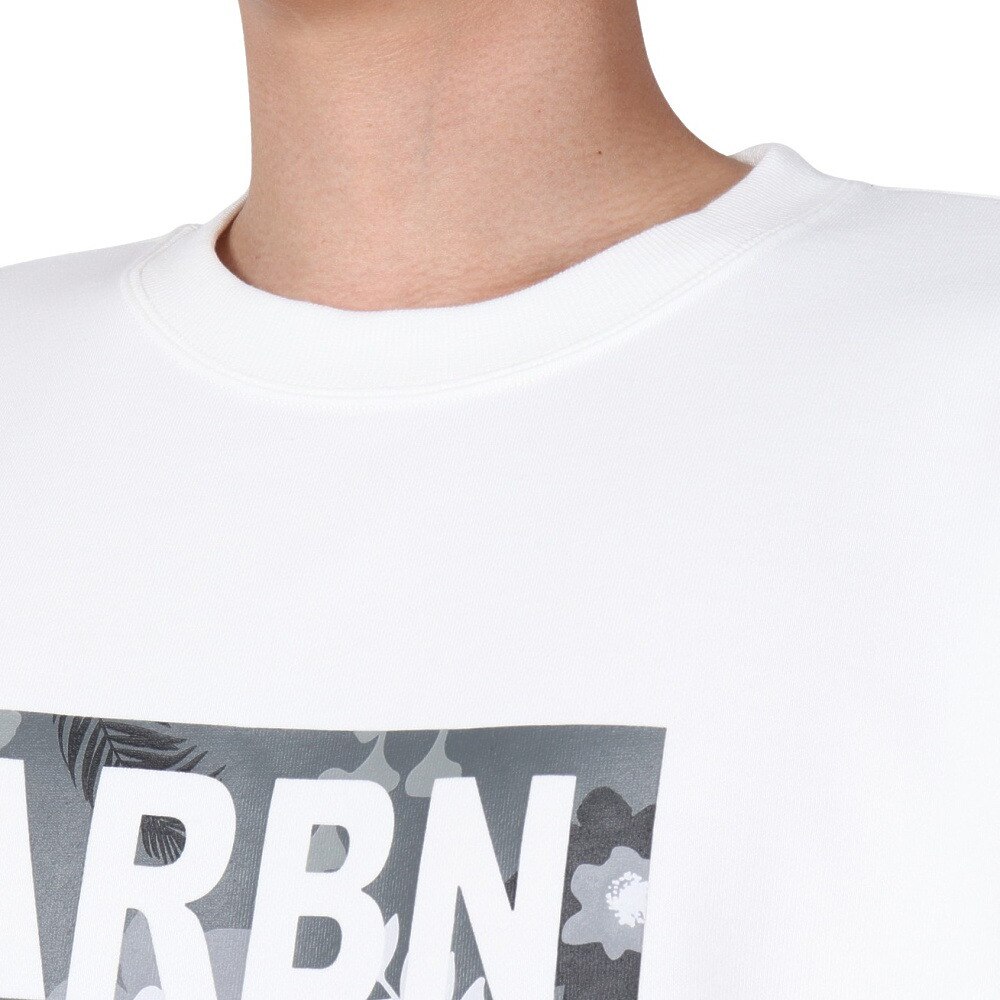エアボーン（ARBN）（メンズ）スウェットシャツ 長袖 クルー AB23FWM-APP412WHT