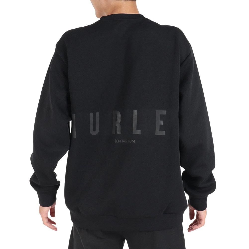 ハーレー（HURLEY）（メンズ）PHANTOM クルーネックスウェット MFL2312006-BLK