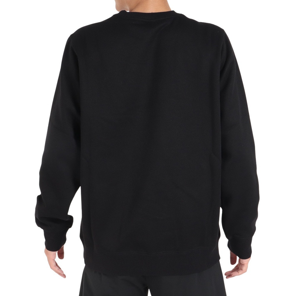 ハーレー（HURLEY）（メンズ）オーバーサイズ エンブロイダリークルースウェット MFL2312014-BLK