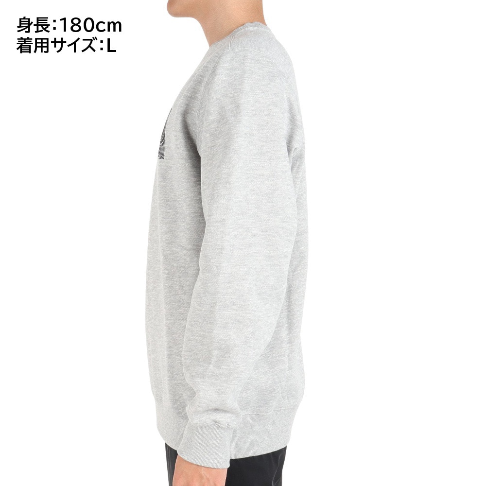 ハーレー（HURLEY）（メンズ）VORTEX BOX ロゴ クルースウェット MFL2312015-AGHT