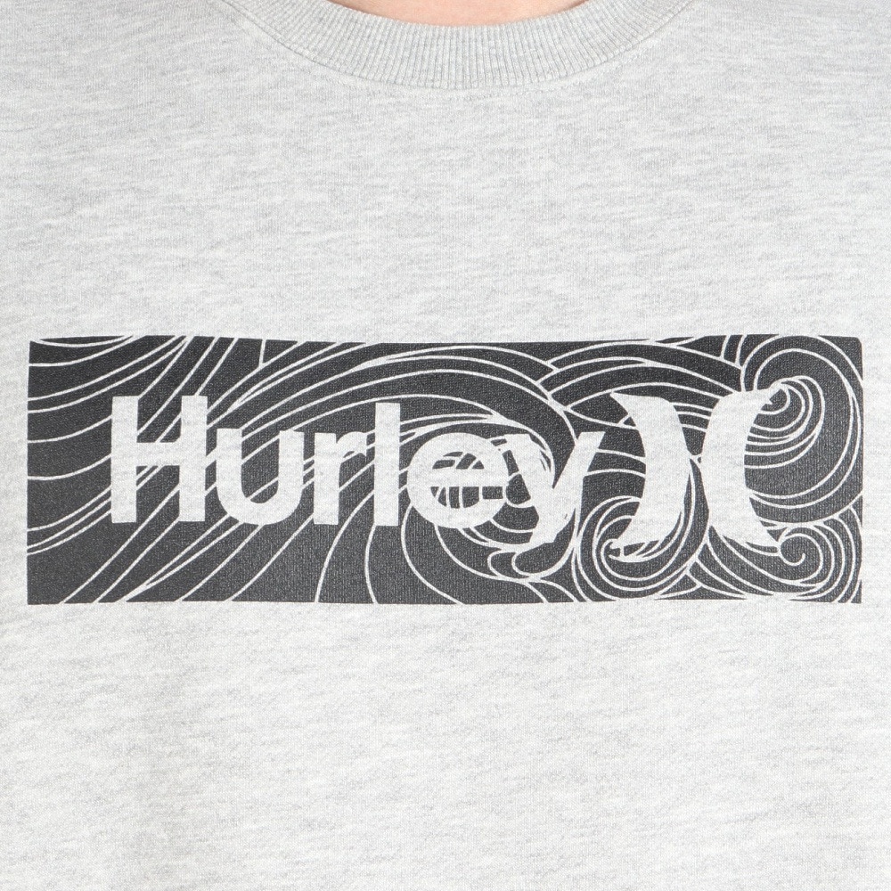ハーレー（HURLEY）（メンズ）VORTEX BOX ロゴ クルースウェット MFL2312015-AGHT