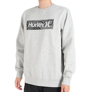 ハーレー（HURLEY）（メンズ）VORTEX BOX ロゴ クルースウェット MFL2312015-AGHT