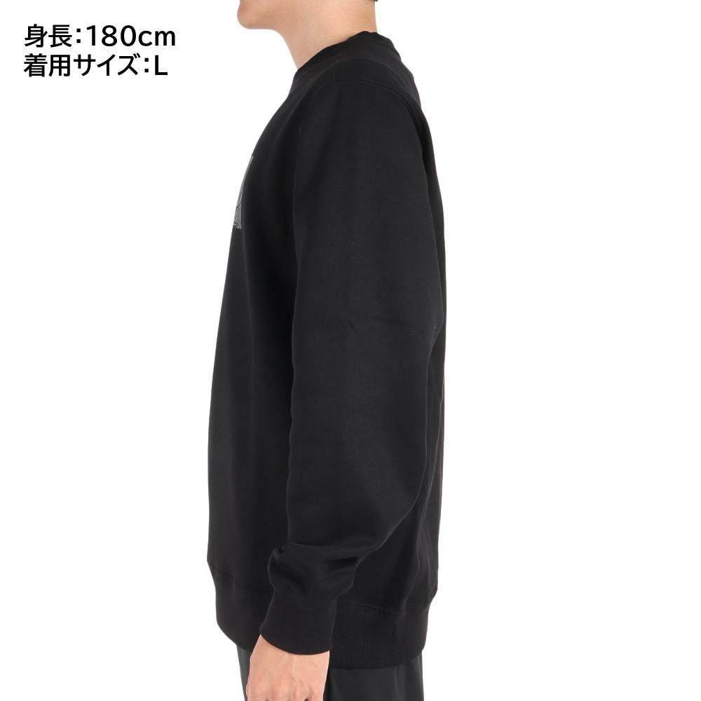 ハーレー（HURLEY）（メンズ）VORTEX BOX ロゴ クルースウェット MFL2312015-BLK