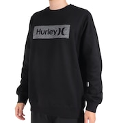 ハーレー（HURLEY）（メンズ）VORTEX BOX ロゴ クルースウェット MFL2312015-BLK