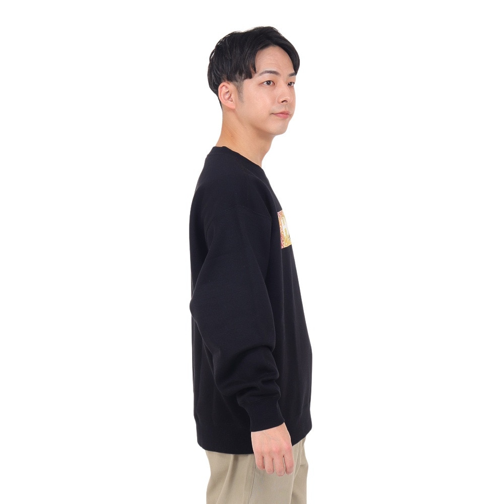 ハーレー（HURLEY）（メンズ）ボックス ロゴ クルースウェット 23MFL2200001-BLK