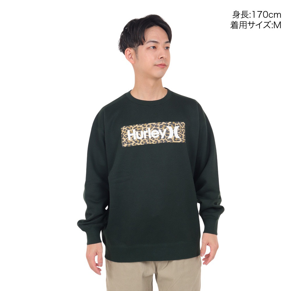 ハーレー（HURLEY）（メンズ）ボックス ロゴ クルースウェット 23MFL2200001-DFR