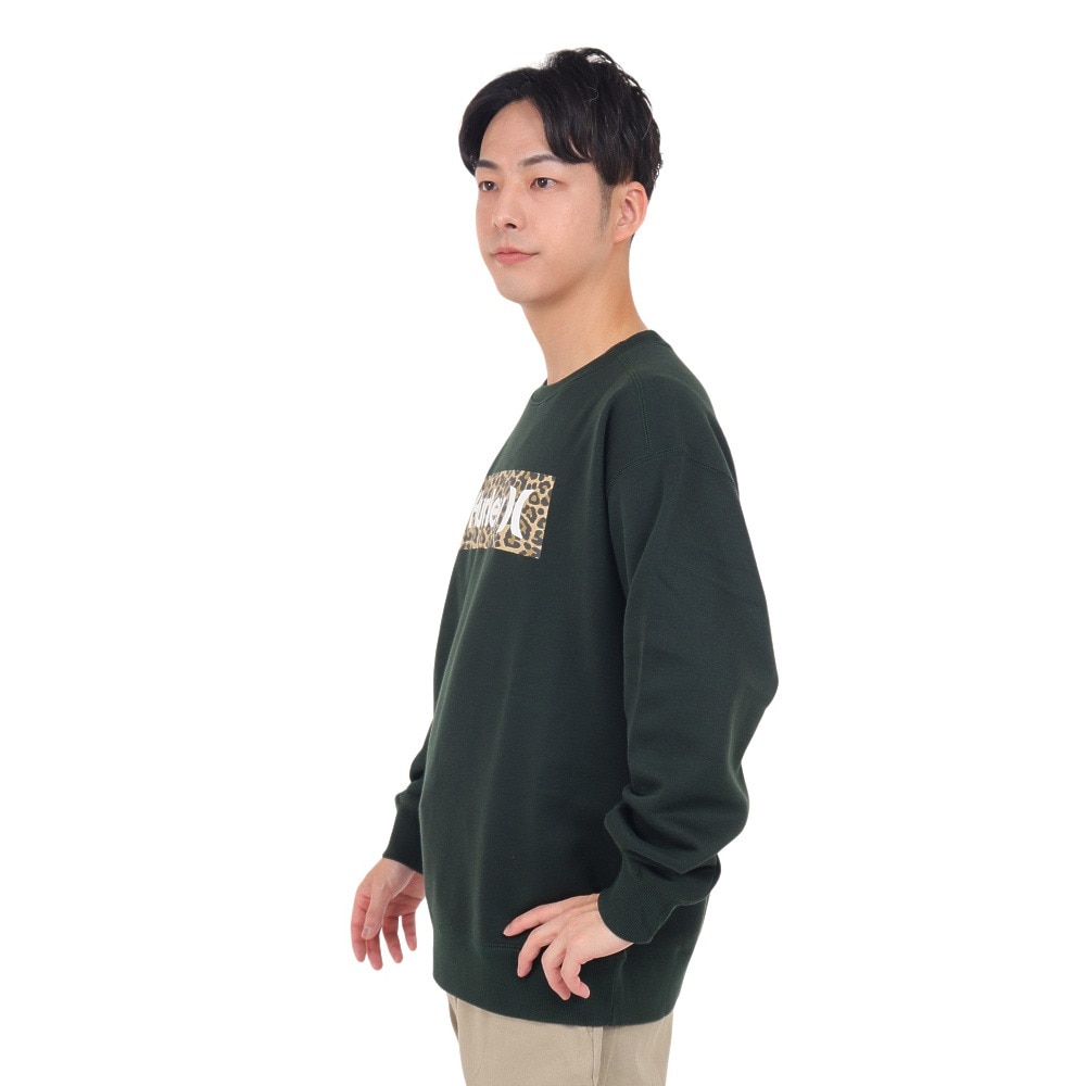 ハーレー（HURLEY）（メンズ）ボックス ロゴ クルースウェット 23MFL2200001-DFR