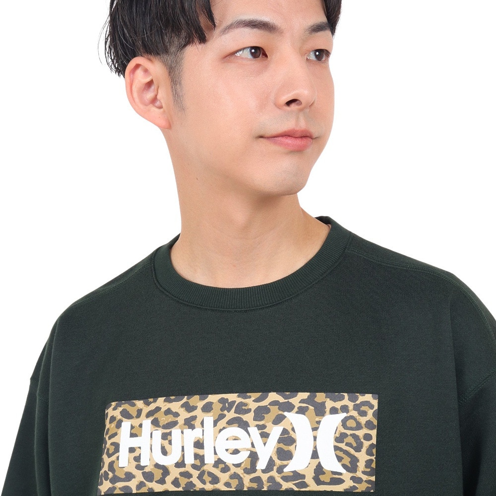 ハーレー（HURLEY）（メンズ）ボックス ロゴ クルースウェット 23MFL2200001-DFR