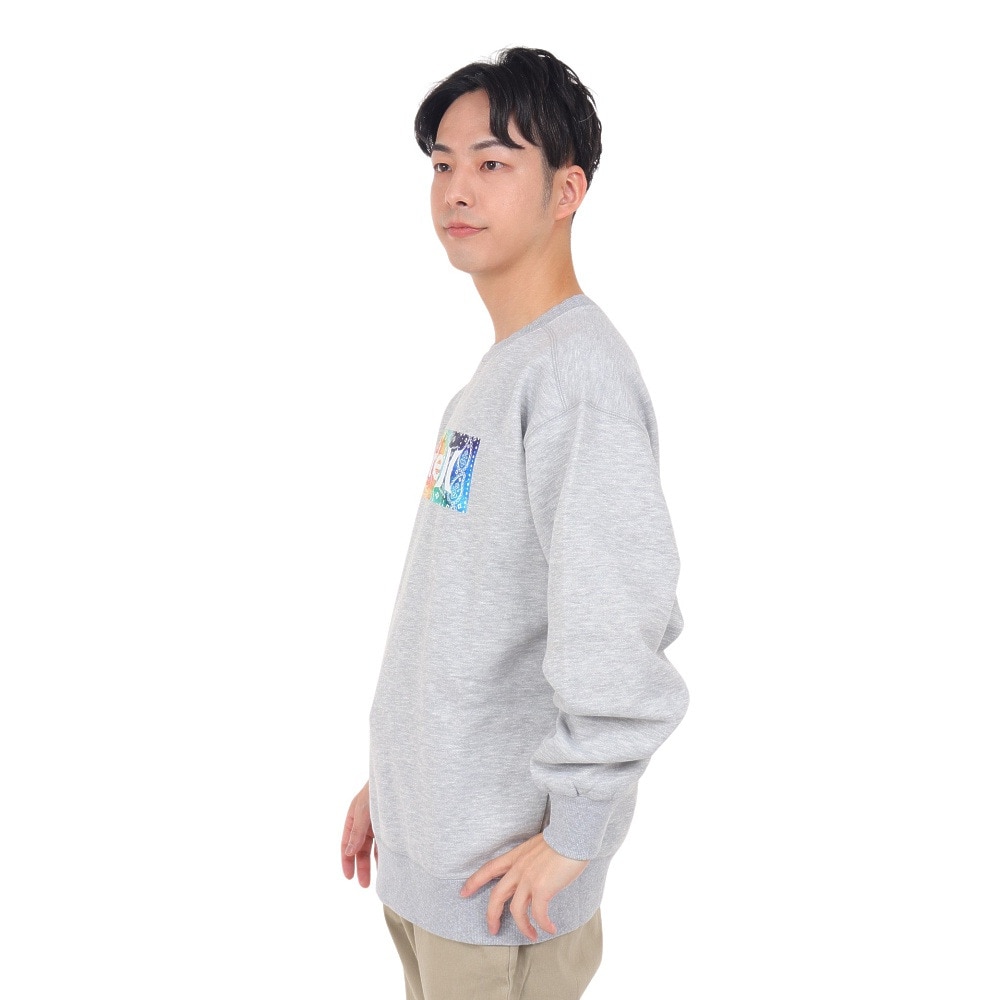 ハーレー（HURLEY）（メンズ）ボックス ロゴ クルースウェット 23MFL2200001-GRHT