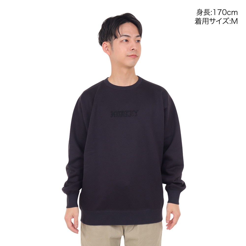 ハーレー（HURLEY）（メンズ）OLD ENGLISH クルースウェット 23MFL2200002-CGY