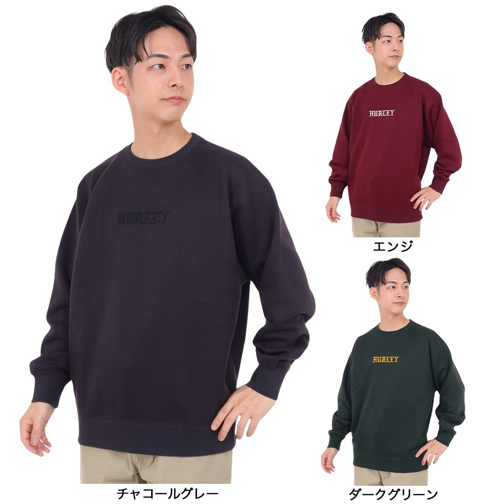 ハーレー（HURLEY）（メンズ）OLD ENGLISH クルースウェット 23MFL2200002-MAR
