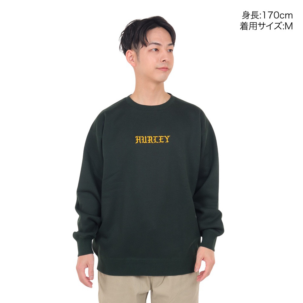 ハーレー（HURLEY）（メンズ）OLD ENGLISH クルースウェット 23MFL2200002-DFR