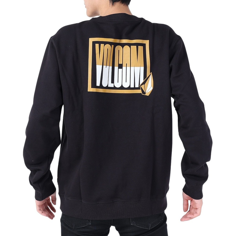 ボルコム（Volcom）（メンズ）ワタナイト クルー スウェットシャツ 23A4642301 BLK